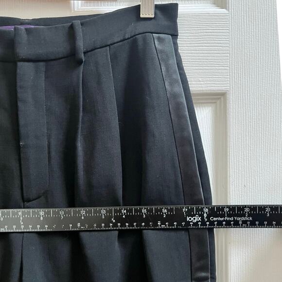 Vintage Ralph Lauren Purple Label New Wool Silk Blend Tuxedo Jodhpur Pant Size 6 - Picture 11 of 16